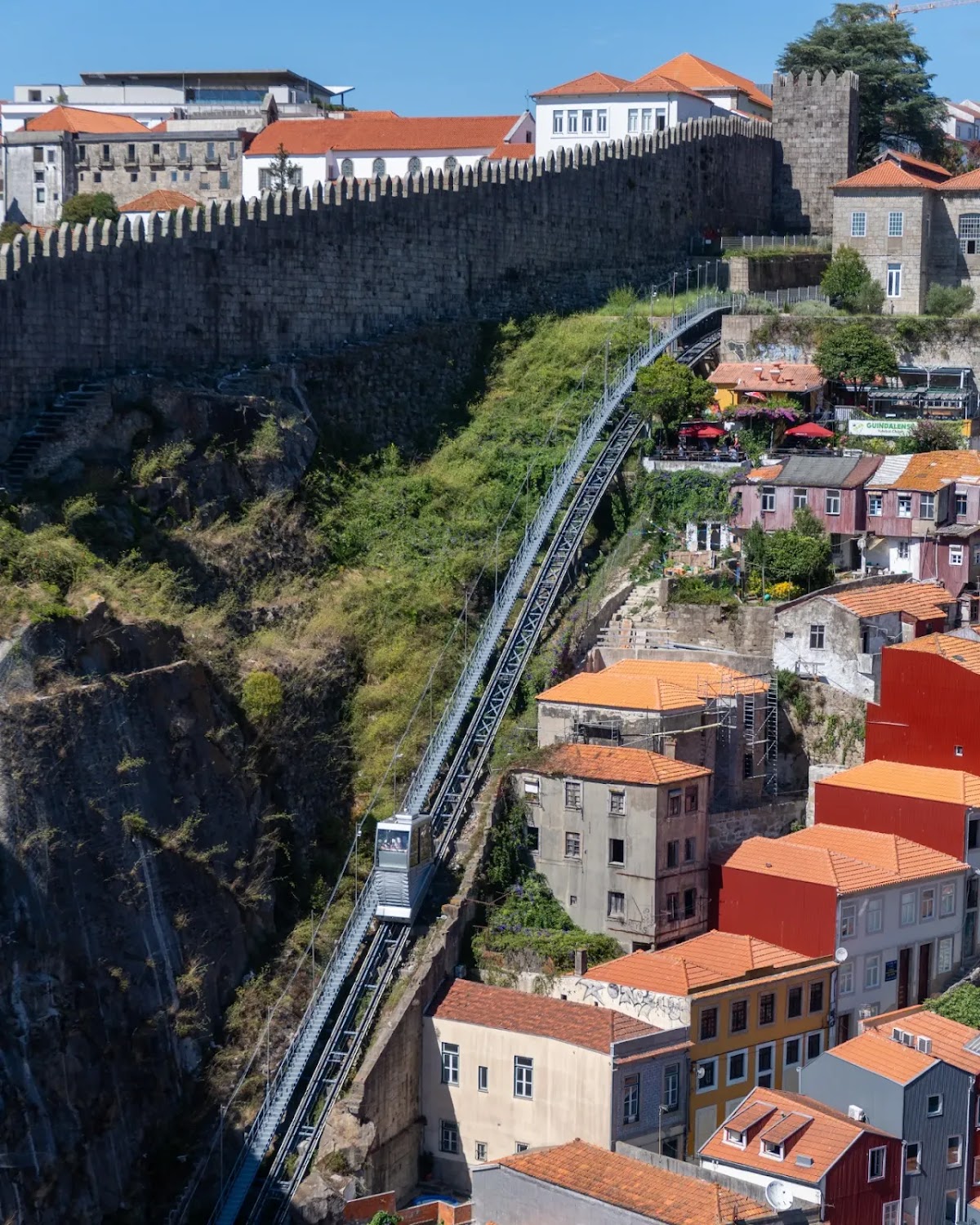 Porto, Portugal. Port-wine cellars, tiled facades, and river bridges.