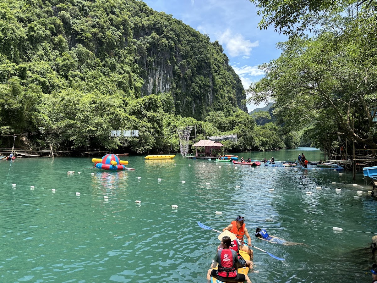 Zipline at Dark Cave