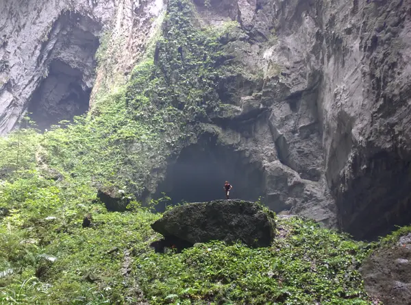 Son Doong Cave Expedition: a jungle and its own weather system inside the cave, under dolines 252 m deep
